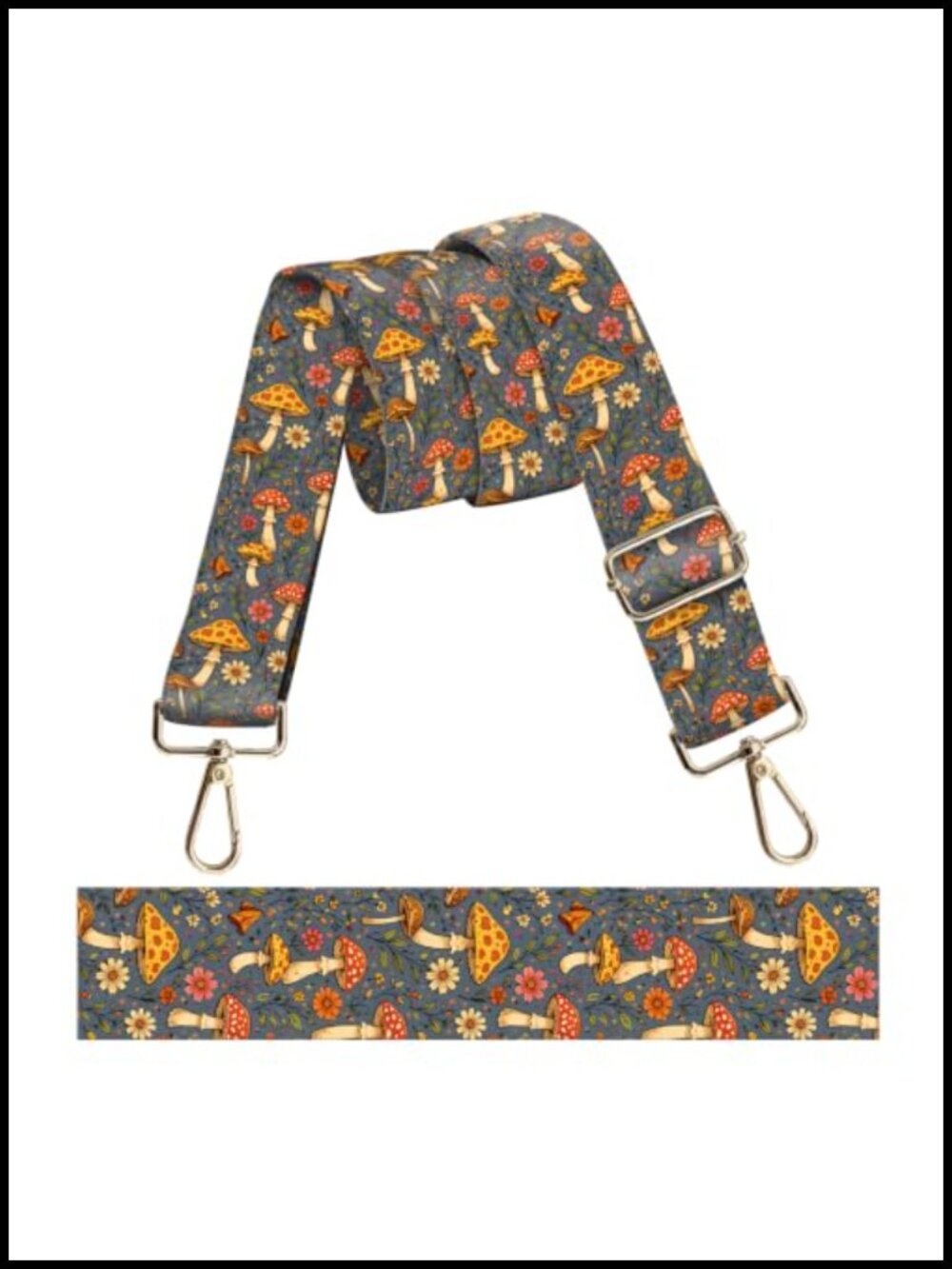 Wide Purse Strap Replacement Adjustable Crossbody Polyester Bag Strap